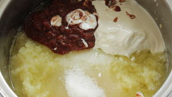 ШАГ 2. кабачковая икра с майонезом