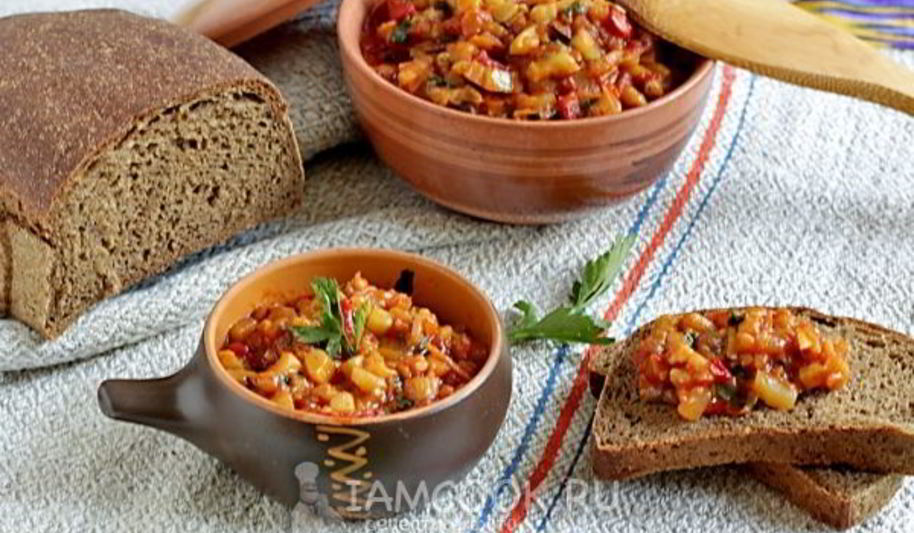 Рецепт кабачково-баклажанная икра по-восточному