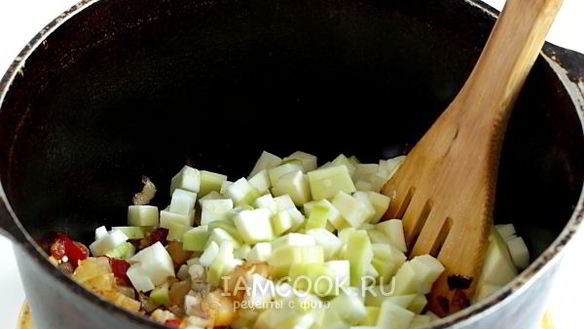 ШАГ 7. кабачково-баклажанная икра по-восточному