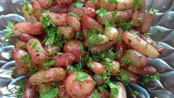 ШАГ 5. карамелизованный жареный редис