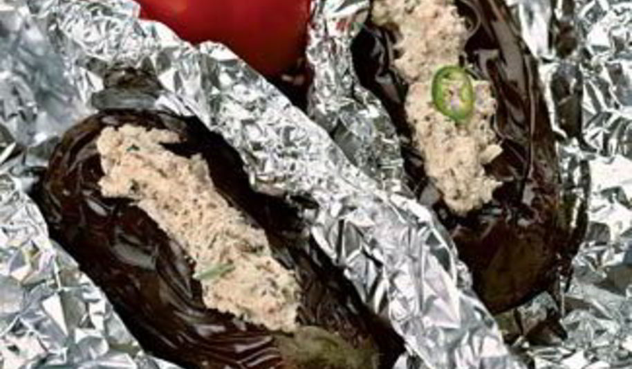 Рецепт холодная закуска из фаршированных баклажанов