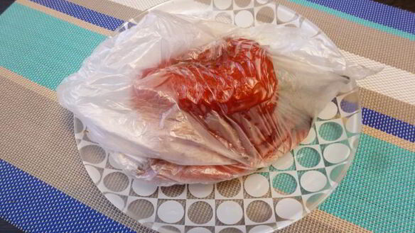 ШАГ 2. хумус с запеченным перцем и медом