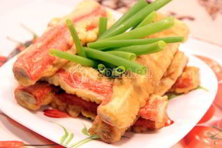 Крабовые палочки в кляре