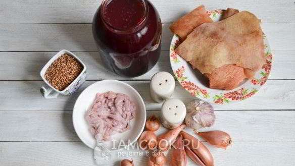 ШАГ 3. кровяная колбаса с гречкой