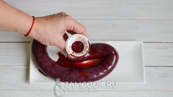 ШАГ 14. кровяная колбаса с гречкой