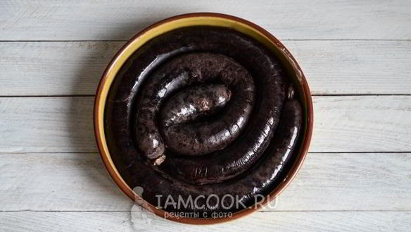 ШАГ 17. кровяная колбаса с гречкой