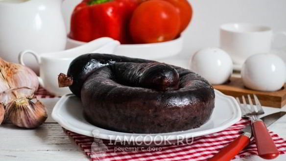 ШАГ 19. кровяная колбаса с гречкой