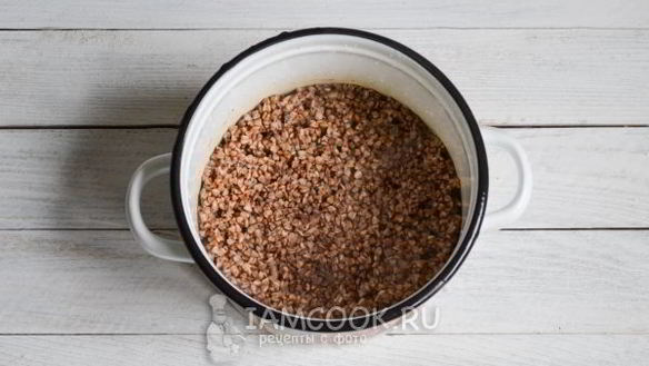 ШАГ 10. кровяная колбаса с гречкой