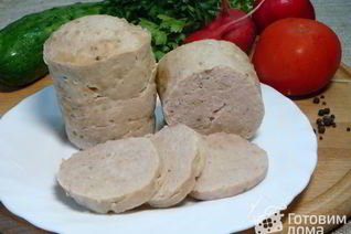 Куриная колбаса в кружке