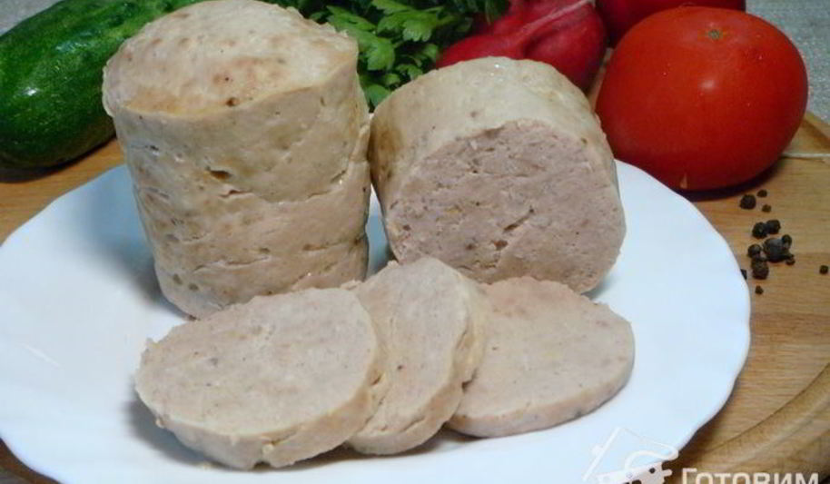 Рецепт куриная колбаса в кружке