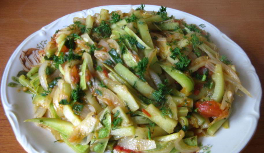 Рецепт летняя закуска из кабачков