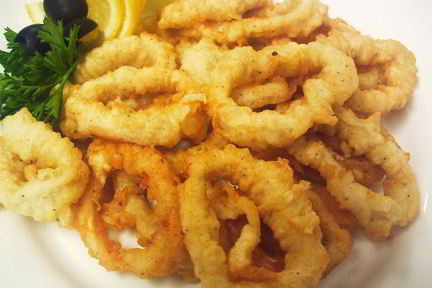 Луковые кольца в кляре