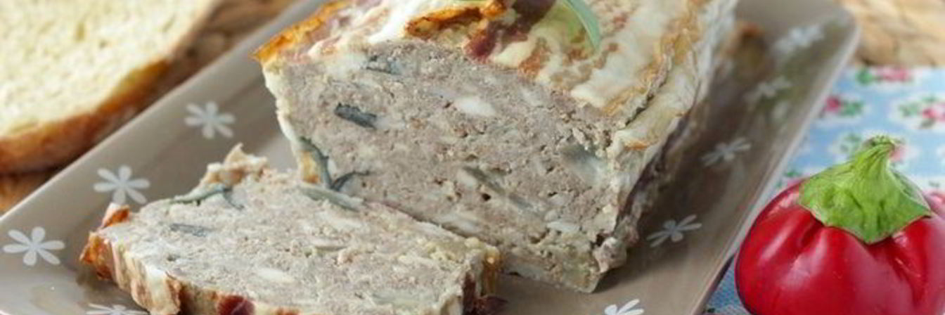 Мясной террин с баклажаном