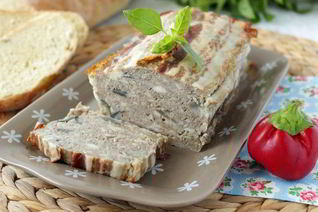 Мясной террин с баклажаном