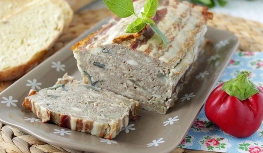 Рецепт мясной террин с баклажаном