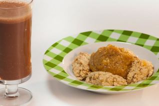 Банановый омлет с банановым кремом