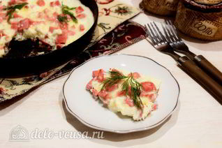 Омлет на сковороде