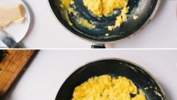 ШАГ 6. французский омлет с сыром