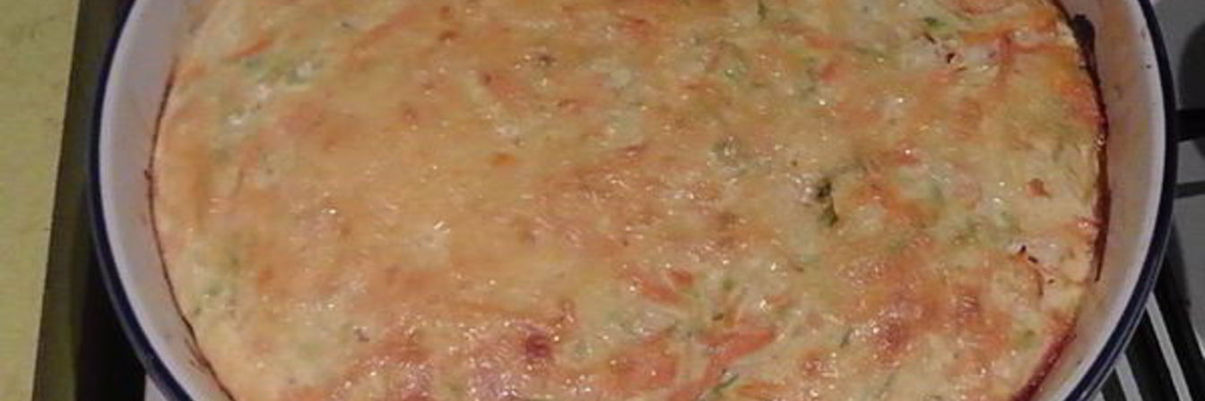 Фриттата из кабачков и моркови
