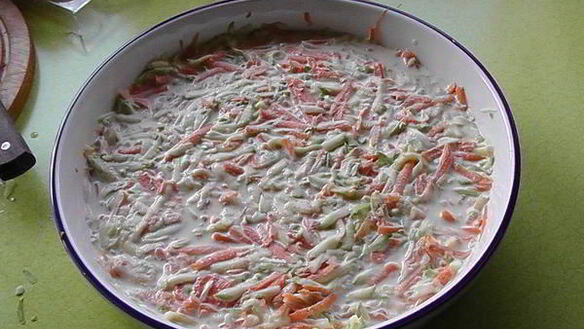 ШАГ 3. фриттата из кабачков и моркови