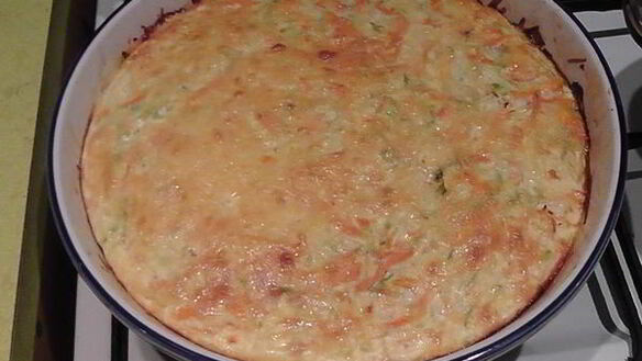 ШАГ 4. фриттата из кабачков и моркови