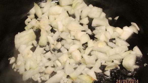 ШАГ 6. фриттата из кабачков с грибами