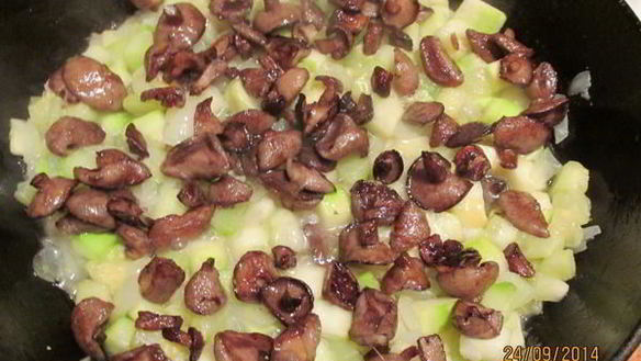 ШАГ 9. фриттата из кабачков с грибами