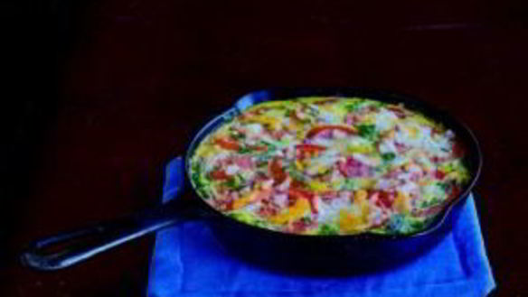 ШАГ 6. фриттата с картофелем и ветчиной