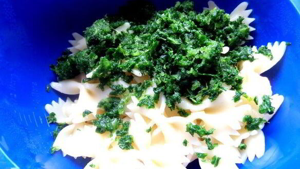 ШАГ 9. фриттата с макаронами и шпинатом