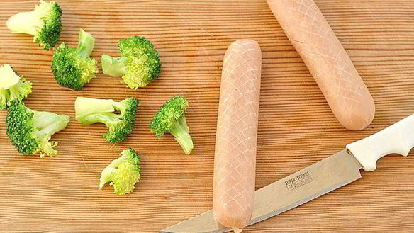 ШАГ 4. фриттата с сосисками и овощами