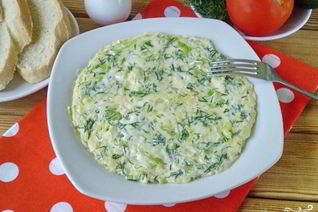 Капустный омлет