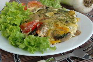 Картофельная фриттата с овощами