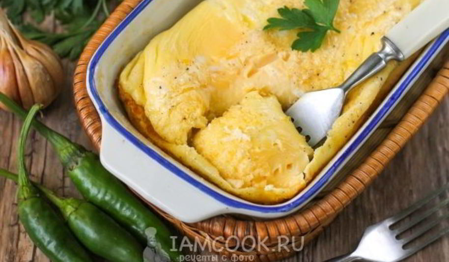 Рецепт омлет без молока в духовке