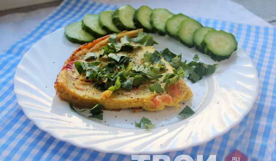 Рецепт омлет из нутовой муки