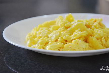 Омлет кусочками