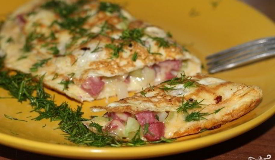 Рецепт омлет по-денверски