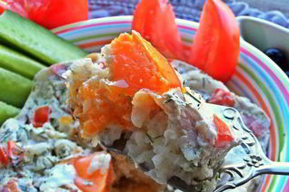 Омлет рыбный Дачный