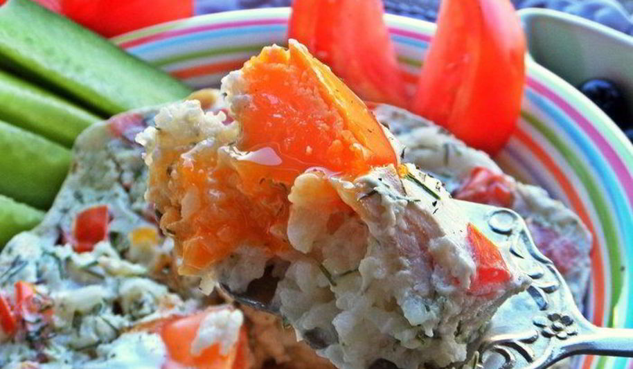 Рецепт омлет рыбный дачный