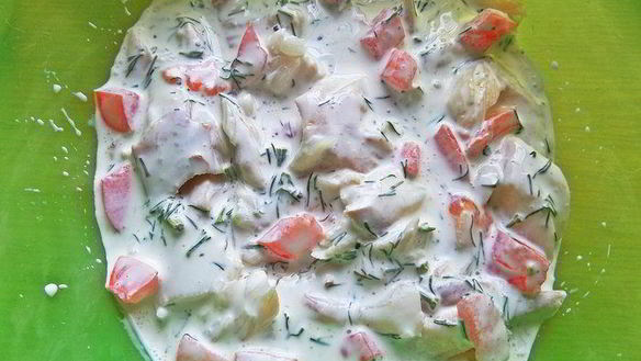 ШАГ 12. омлет рыбный дачный