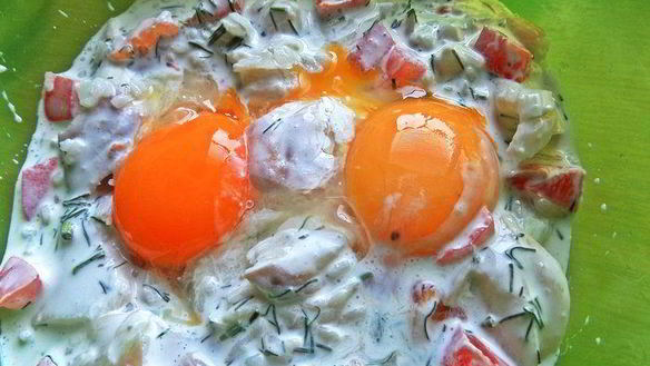 ШАГ 14. омлет рыбный дачный