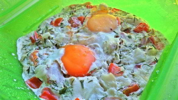 ШАГ 19. омлет рыбный дачный