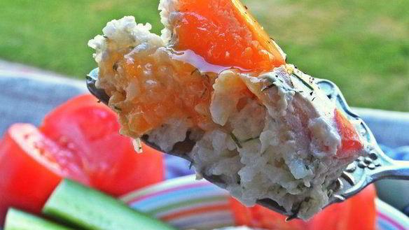 ШАГ 23. омлет рыбный дачный