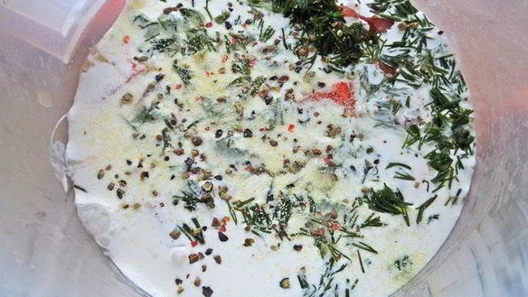 ШАГ 10. омлет рыбный дачный