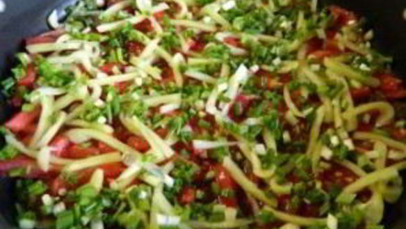 ШАГ 6. омлет с болгарским перцем