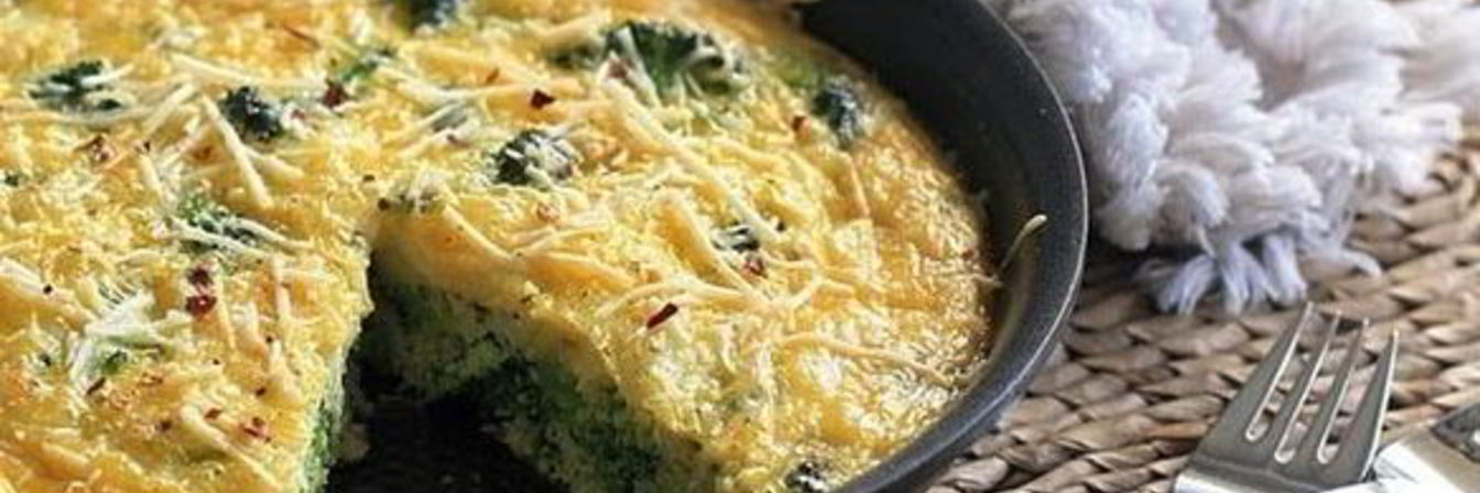 Омлет с брокколи