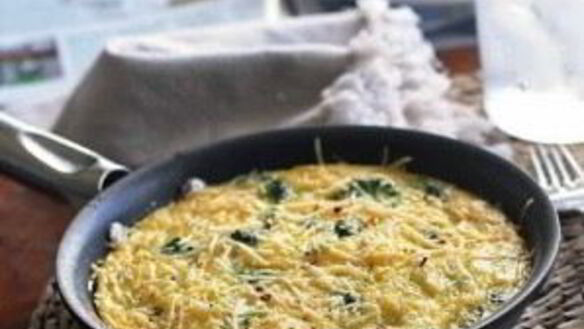 ШАГ 4. омлет с брокколи