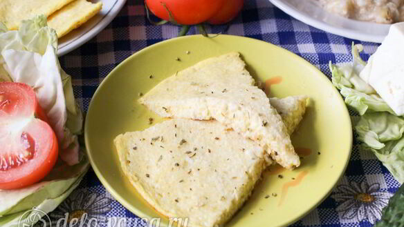 ШАГ 9. омлет с брынзой