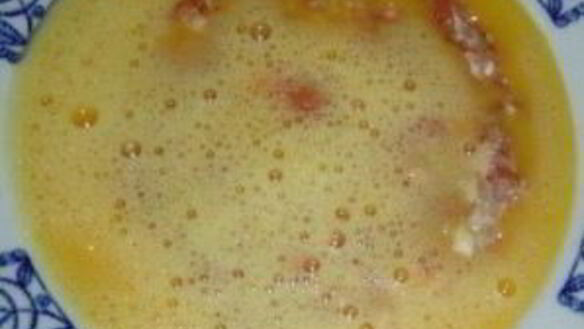 ШАГ 5. омлет с фаршем