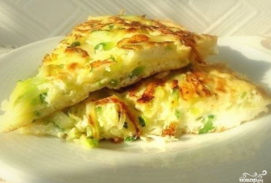 Омлет с кабачками для детей