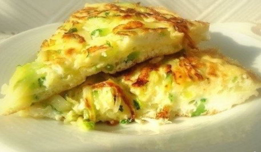 Рецепт омлет с кабачками для детей